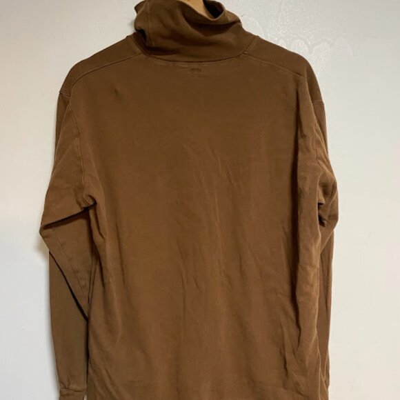UNIQLO Long-Sleeve Turtleneck Women's Brown Shirt Size L - Picture 3 of 10